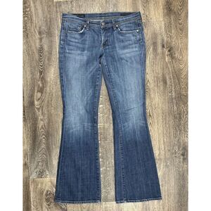 Citizens Of Humanity Low Rise Flare Jeans Women's Y2K 70s Hippie Boho USA Made‎